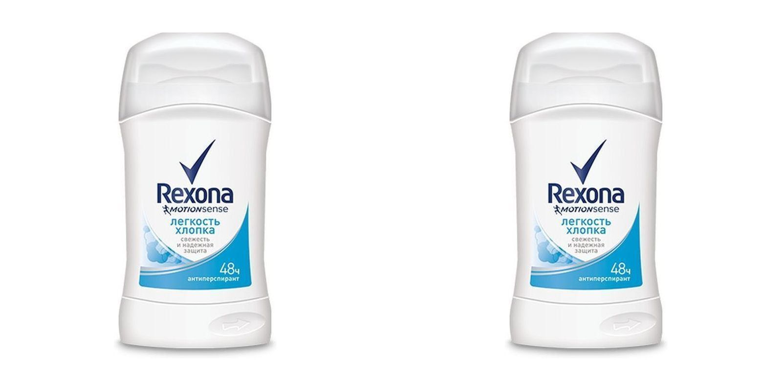

Дезодорант Rexona женский Cotton 40мл 2 штуки