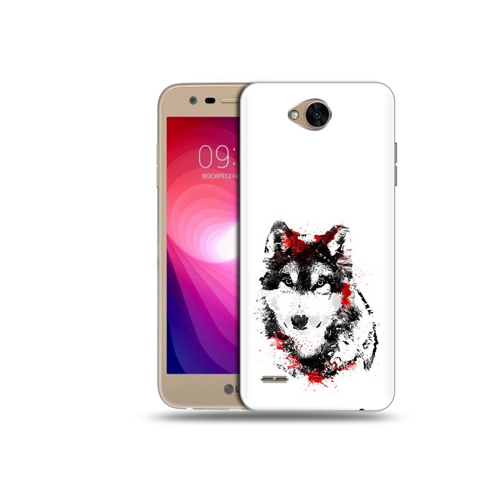

Чехол MyPads Tocco для LG X Power 2 кровавый волк, Прозрачный, Tocco