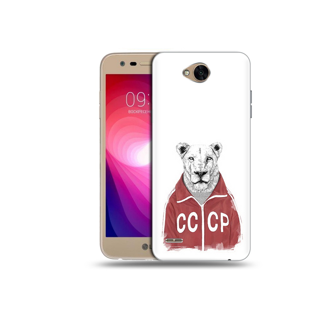 

Чехол MyPads Tocco для LG X Power 2 львица ссср, Прозрачный, Tocco