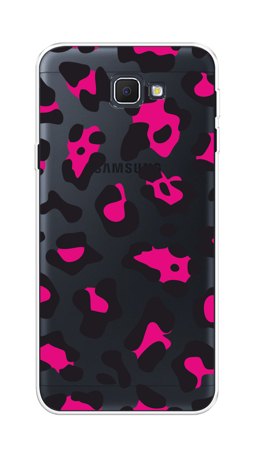 

Чехол на Samsung Galaxy J5 Prime 2016 "Pink cow spots", Черный;розовый, 22950-1