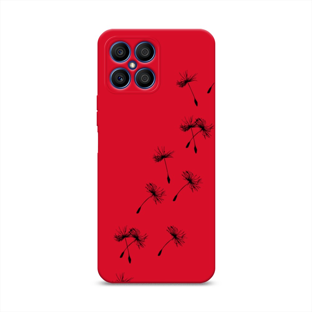 

Чехол Awog на Honor X8 "Летящие одуванчики", Черный, 6107653-1