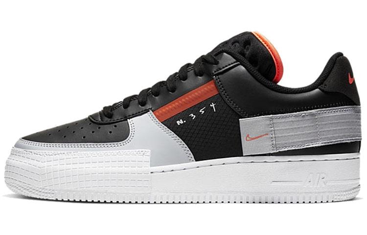 

Кеды унисекс Nike Air Force 1 Low Type черные 38.5 EU, Черный, Air Force 1 Low Type