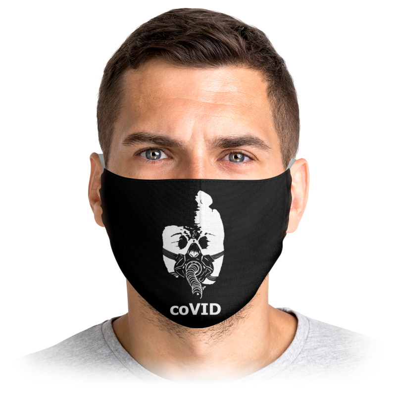 

Многоразовая маска Printio Covid черная S, Covid