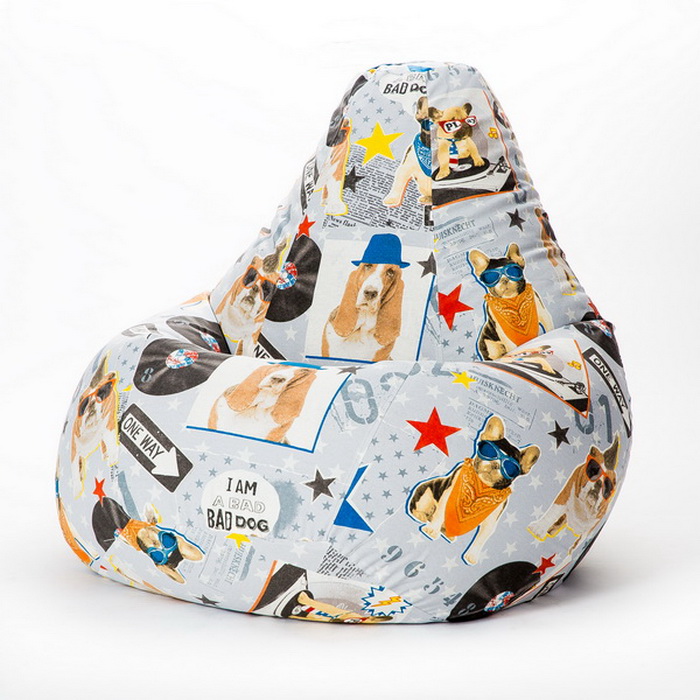 

Кресло мешок PUFOFF XXXL Doggy, Разноцветный