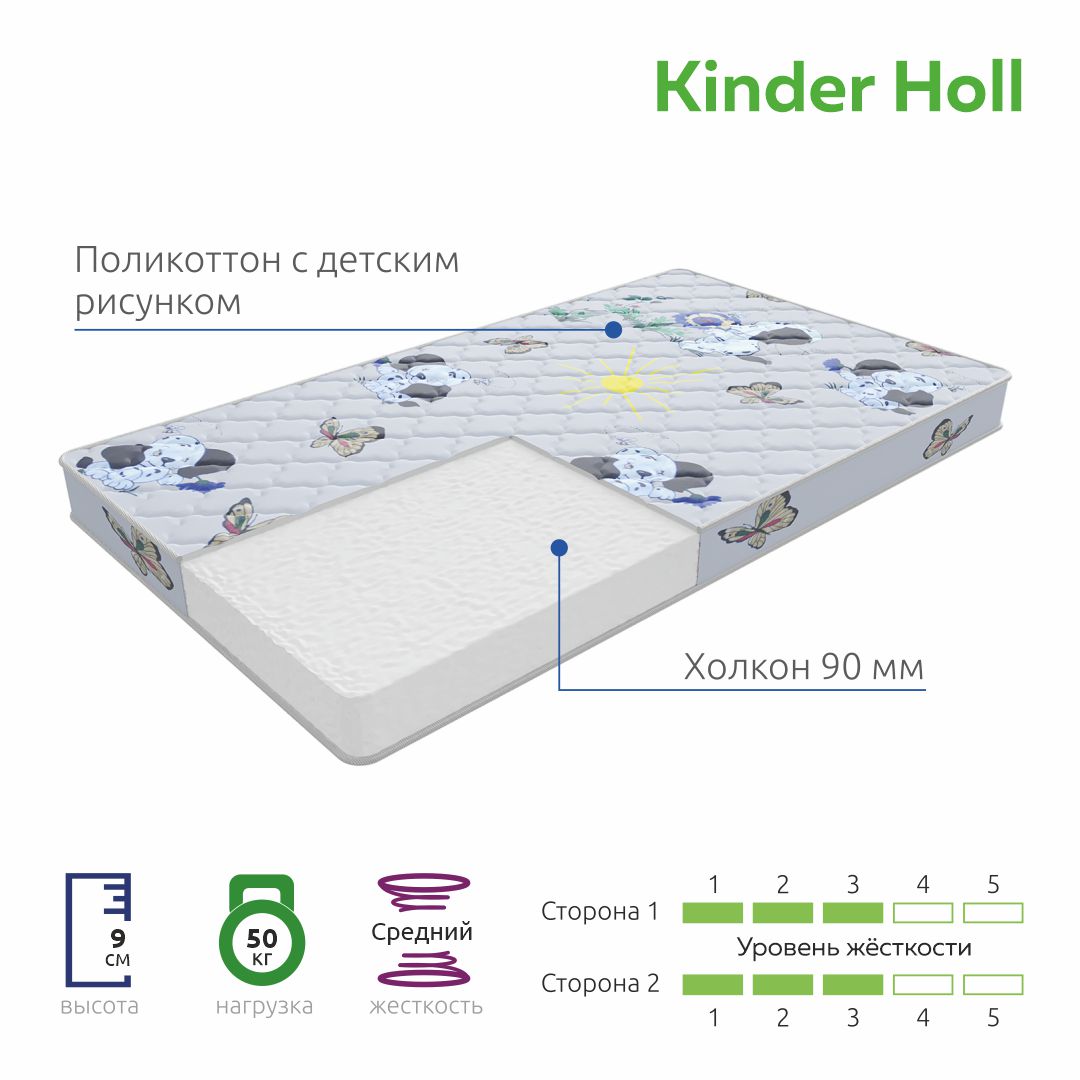 Матрас детский VITA KINDER HOLL (60х120), без пружин