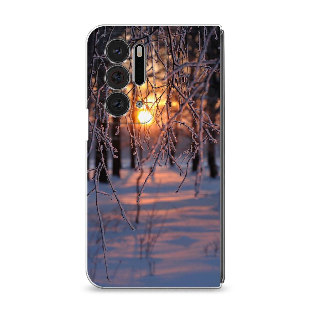 

Чехол на Oppo Find N "Зима 7", Оранжевый;розовый;черный, 259650-2