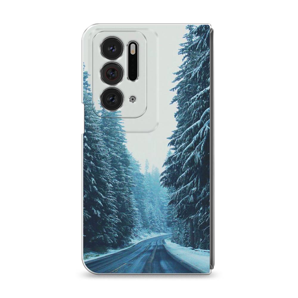 

Чехол на Oppo Find N "Зима 9", Бежевый;голубой;черный, 259650-2