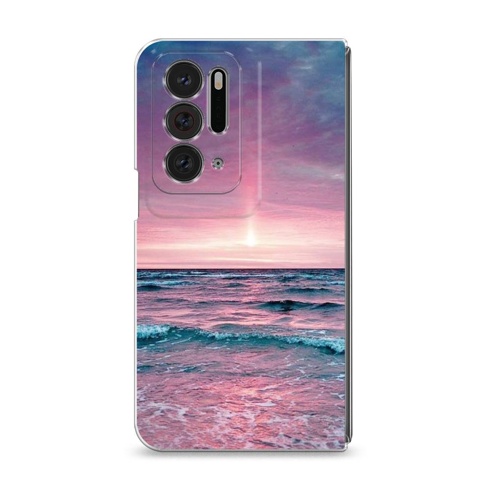 

Чехол на Oppo Find N "Восход 3", Розовый;голубой, 259650-2
