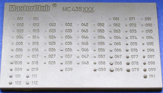 

MC435100 пример всех болтов и гаек