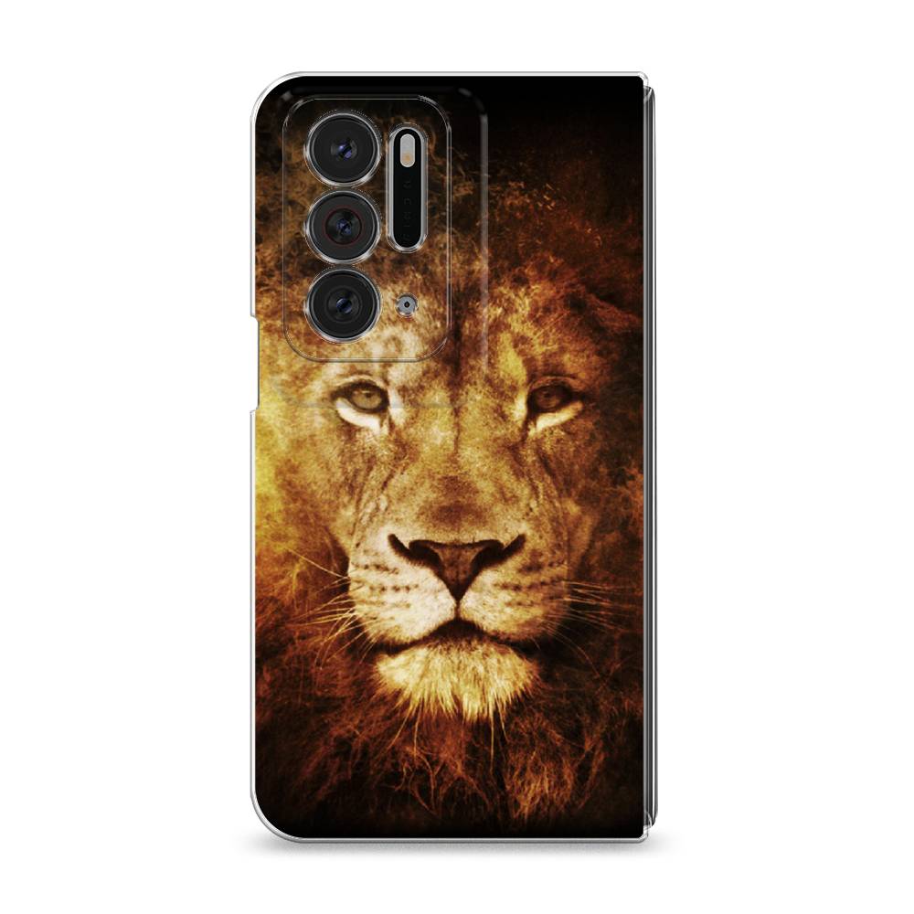 

Чехол на Oppo Find N "Лев", Черный;коричневый;желтый, 259650-6