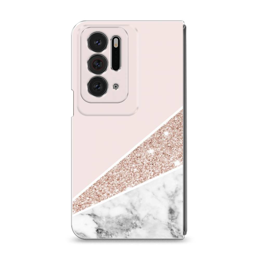 

Чехол на Oppo Find N "Блестящий розовый мрамор", 259650-3