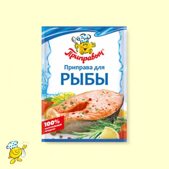 

Приправа Для рыбы Приправыч, 15 г х 3 шт, приправа