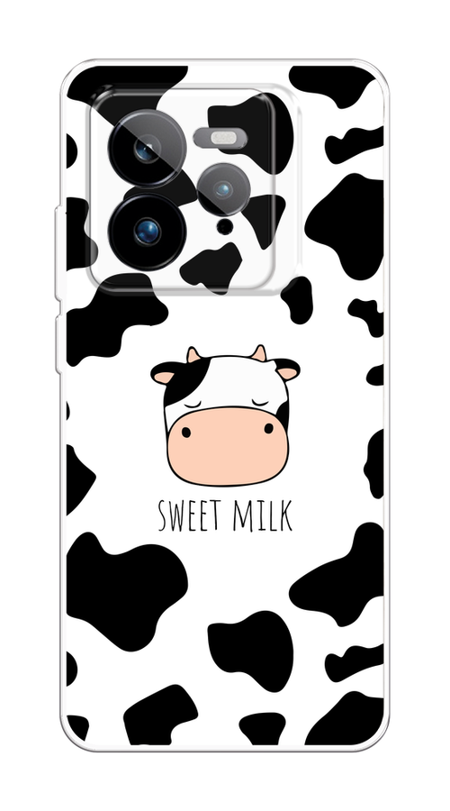 

Чехол на Realme GT 7 Pro Sweet milk, Розовый;белый;черный, 2518950-1