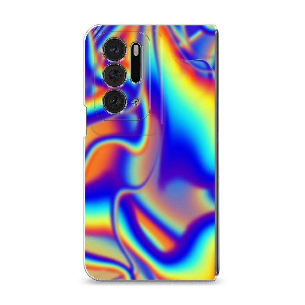 

Чехол на Oppo Find N "Яркая голограмма", Разноцветный, 259650-3