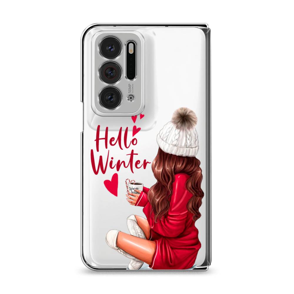 

Чехол на Oppo Find N "Hello winter", Красный;белый;коричневый, 259650-5