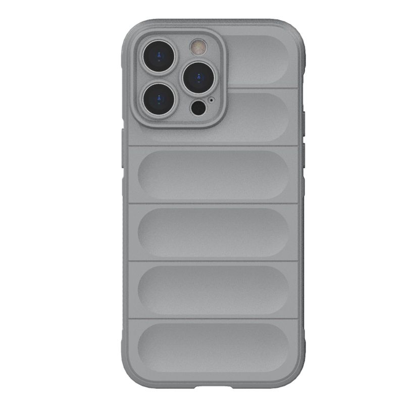 

Противоударный чехол Flexible Case для iPhone 14 Pro (светло-серый)
