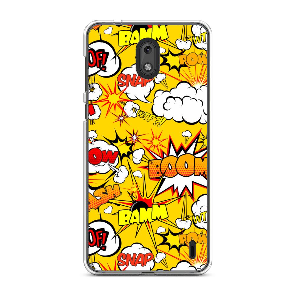 

Чехол на Nokia 2 "Поп Арт эффекты", Желтый;белый;оранжевый, 120850-6