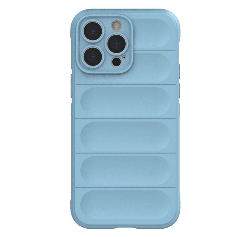 

Противоударный чехол Flexible Case для iPhone 14 Pro Max (голубой)