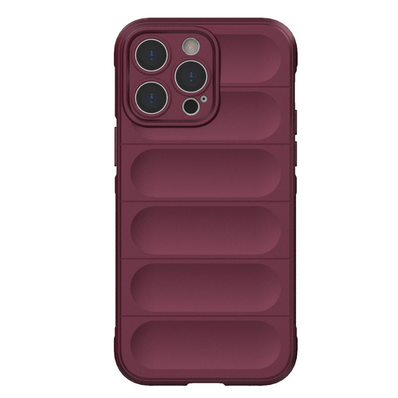 

Противоударный чехол Flexible Case для iPhone 14 Pro Max (бордовый)