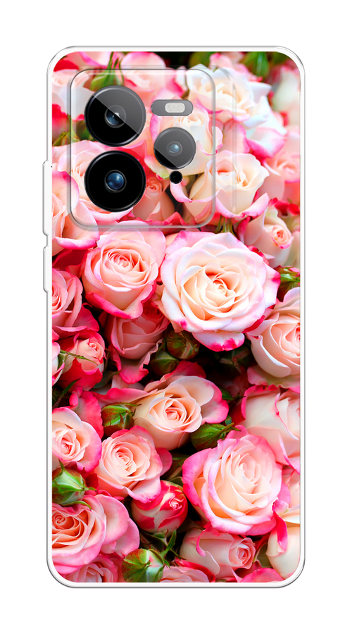

Чехол на Realme GT 7 Pro Много роз, Розовый, 2518950-1
