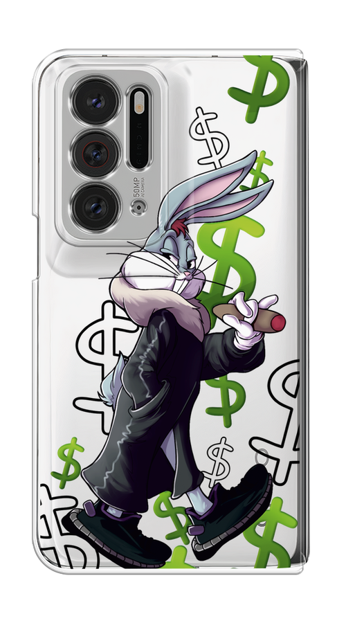 

Чехол на Oppo Find N "Rich Bugs Bunny", Зеленый;черный;голубой, 259650-6