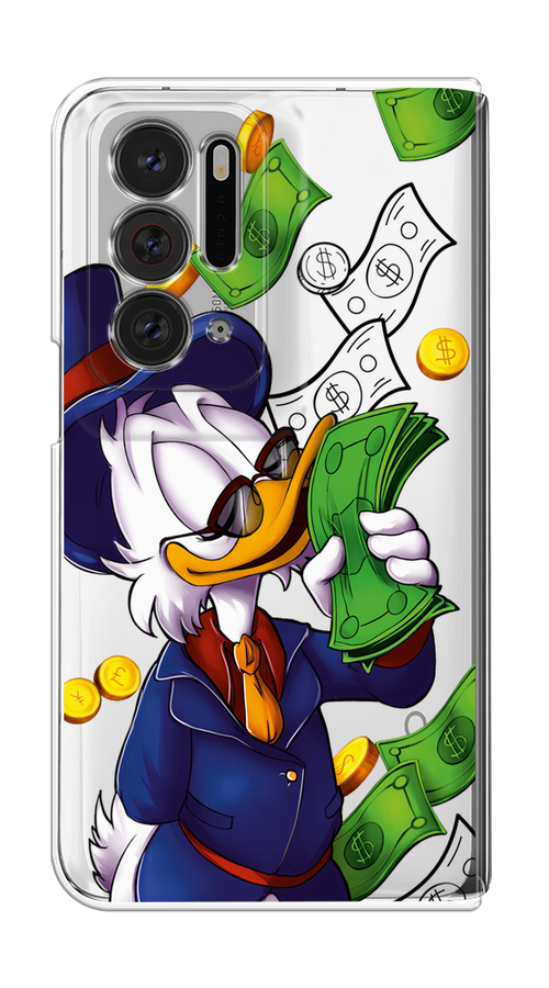 

Чехол на Oppo Find N "Scrooge McDuck with Money", Синий;зеленый;белый, 259650-6