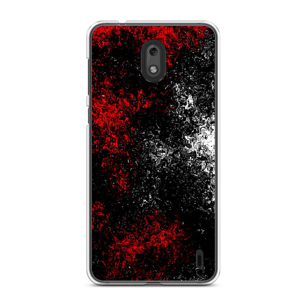

Чехол на Nokia 2 "Монотипия", Красный;черный;белый, 120850-3