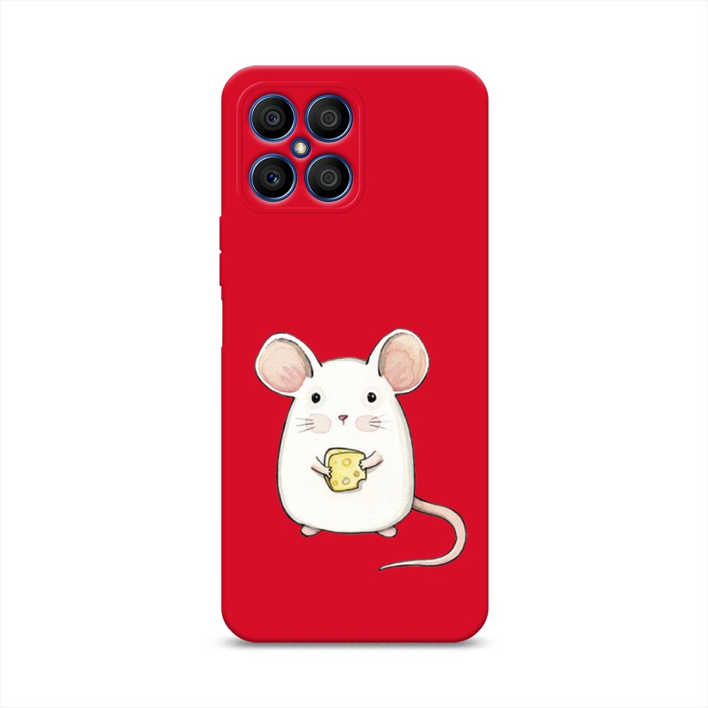 

Чехол Awog на Honor X8 "Мышка", Белый, 6107653-1