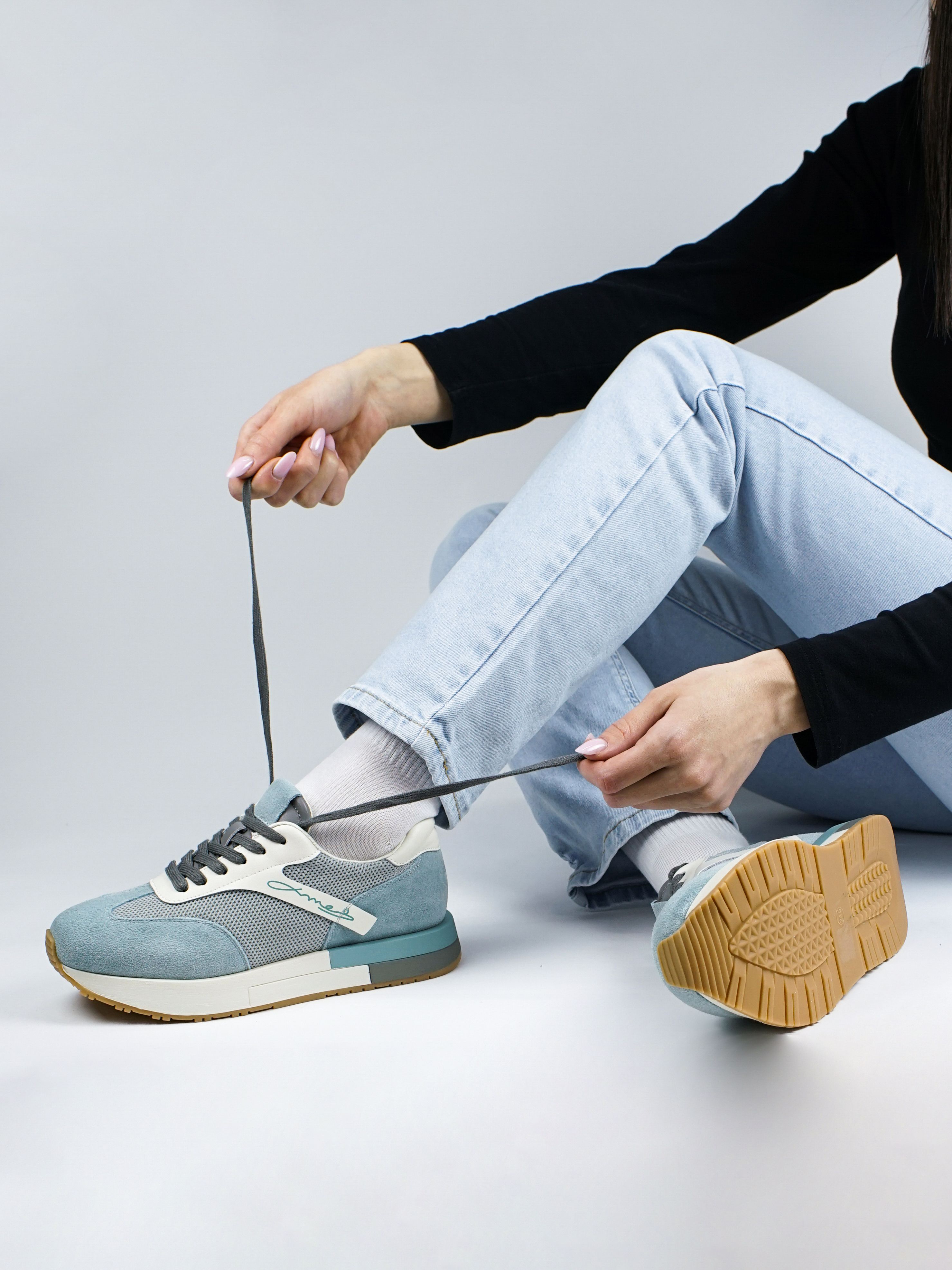 

Кроссовки женские 365 Shoes AS23-090-1 голубые 38 RU, Голубой, AS23-090-1