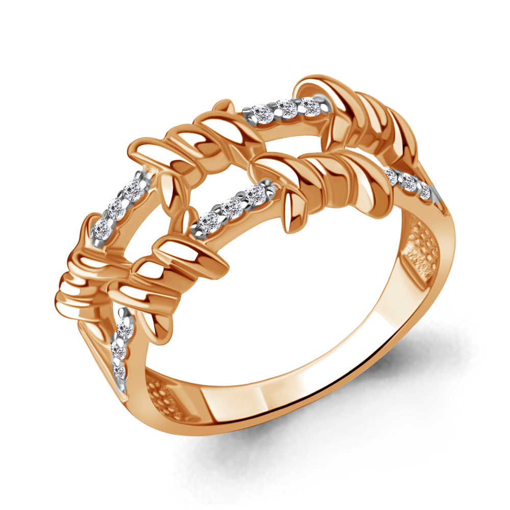 

Кольцо из серебра р. , AQUAMARINE 67842А_925_з, 67842А_925_з