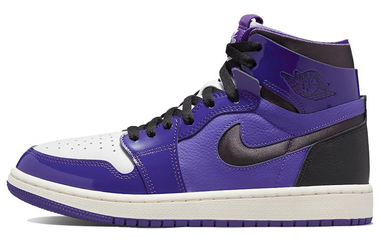 

Кеды унисекс Jordan Air Jordan 1 high zoom air cmft purple patent синие 38.5 EU, Синий, Air Jordan 1 high zoom air cmft purple patent