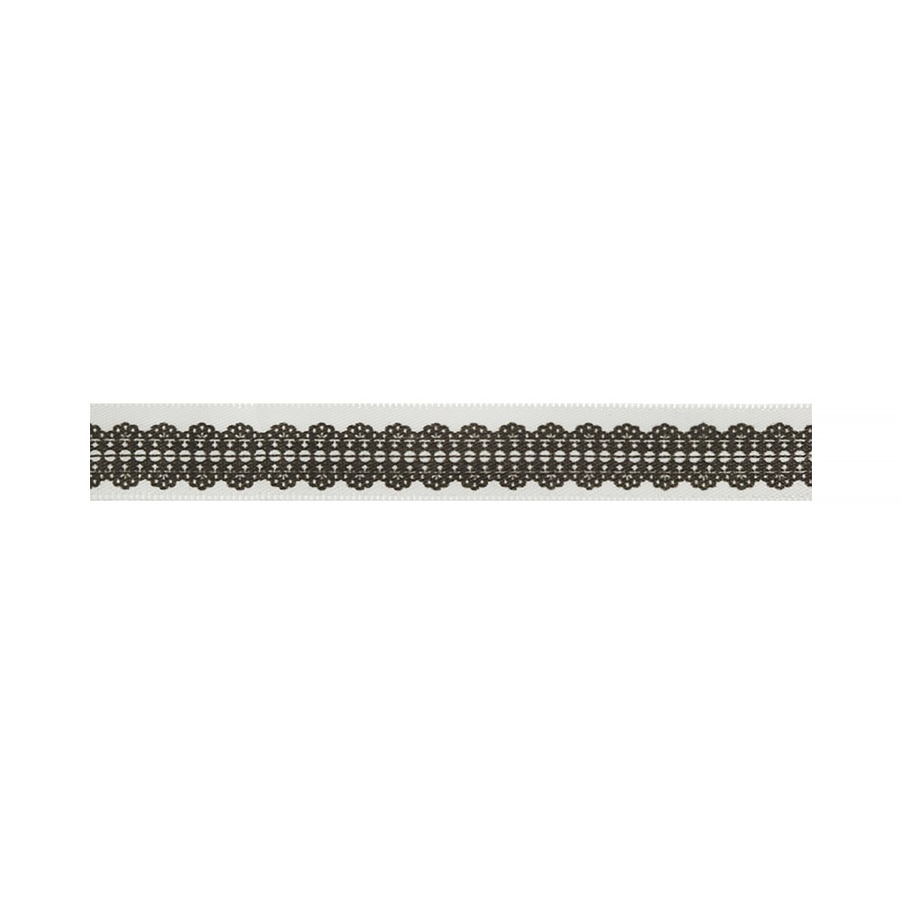 

Лента Gamma 12 мм, 1/2", с рисунком 22,8+-0,5 м, K 001/113 белый, черный