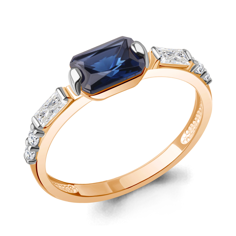 

Кольцо из серебра р. , AQUAMARINE 67838АБ_925_з, 67838АБ_925_з