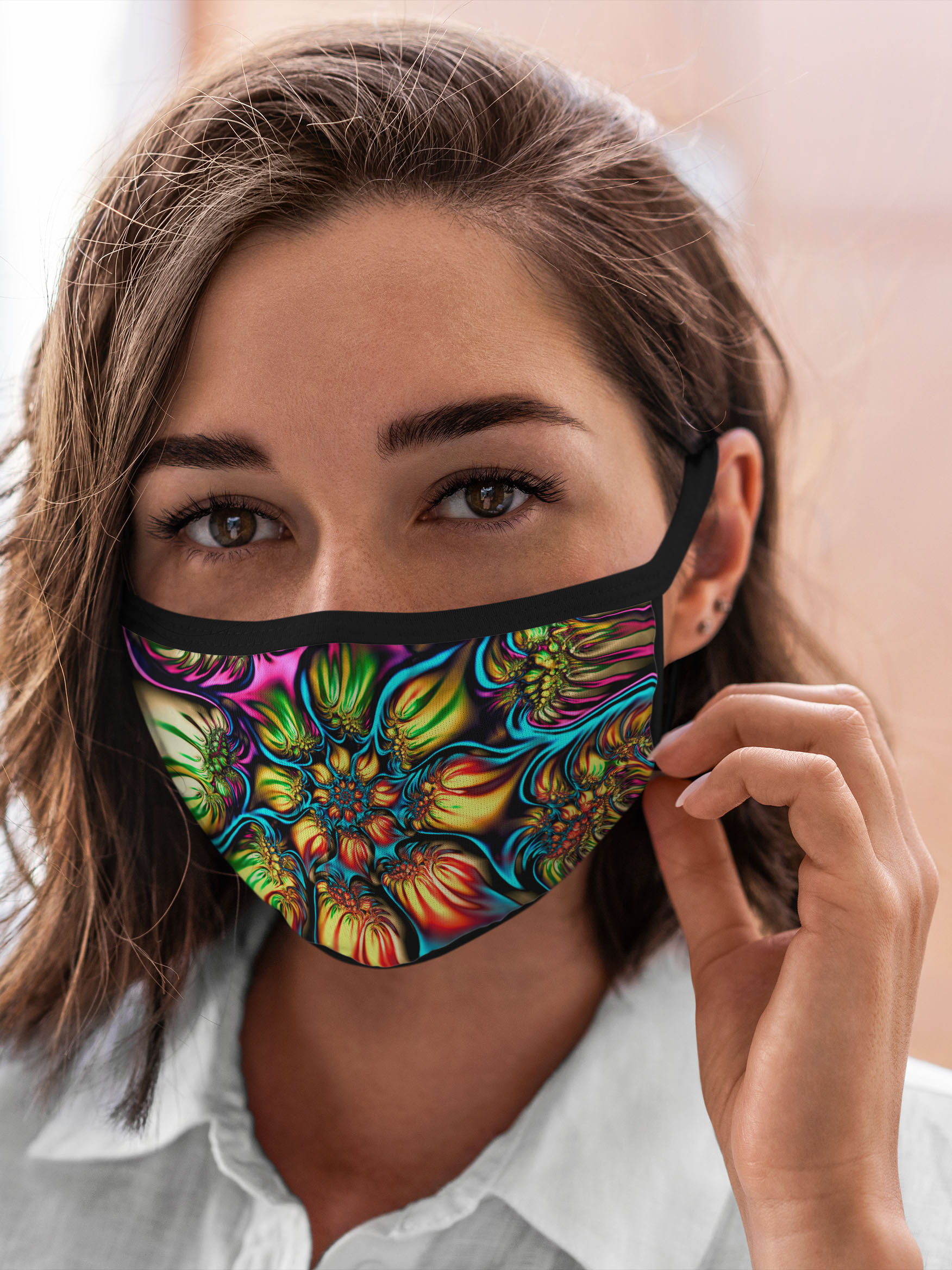 

Многоразовая маска унисекс Burnettie Кислотный Бум, Разноцветный, Кислотный Бум