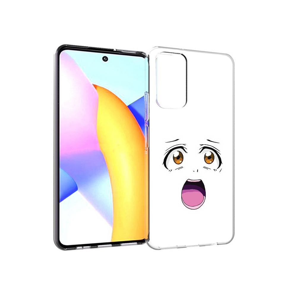 

Чехол MyPads Tocco для Honor 10 X Lite аниме лицо, Прозрачный, Tocco