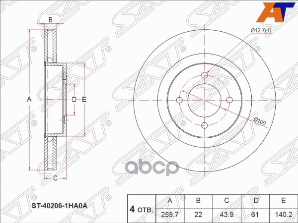 

SAT ST402061HA0A