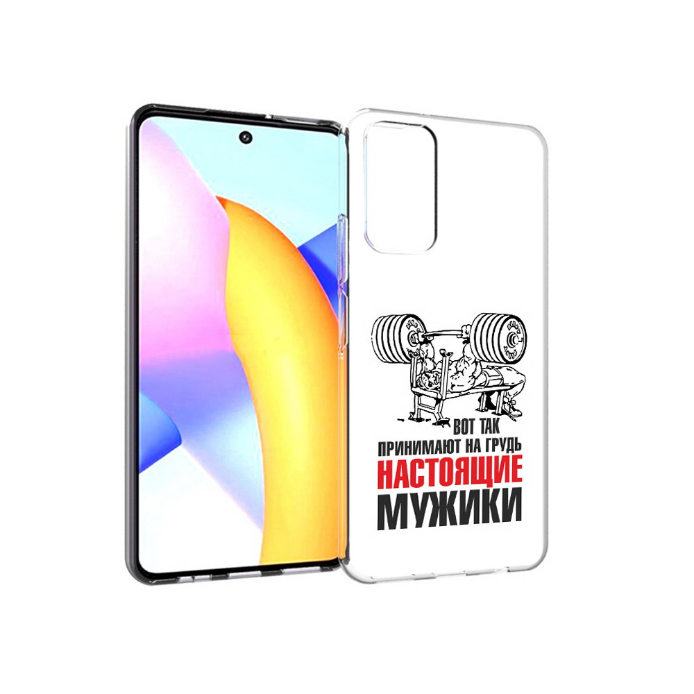

Чехол MyPads Tocco для Huawei Honor 10 X Lite бодибилдинг для мужиков, Прозрачный, Tocco