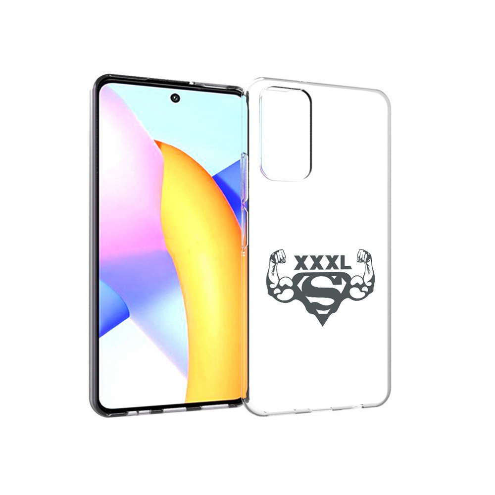 

Чехол MyPads Tocco для Huawei Honor 10 X Lite бодибилдинг супермен, Прозрачный, Tocco