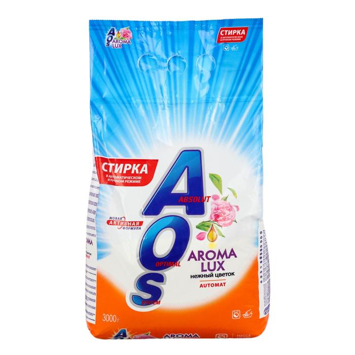 

Стиральный порошок Aos Aroma Lux Automat, автомат, 3 кг