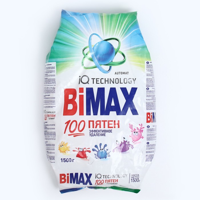 

Стиральный порошок BiMax "100 пятен", автомат, 1.5 кг