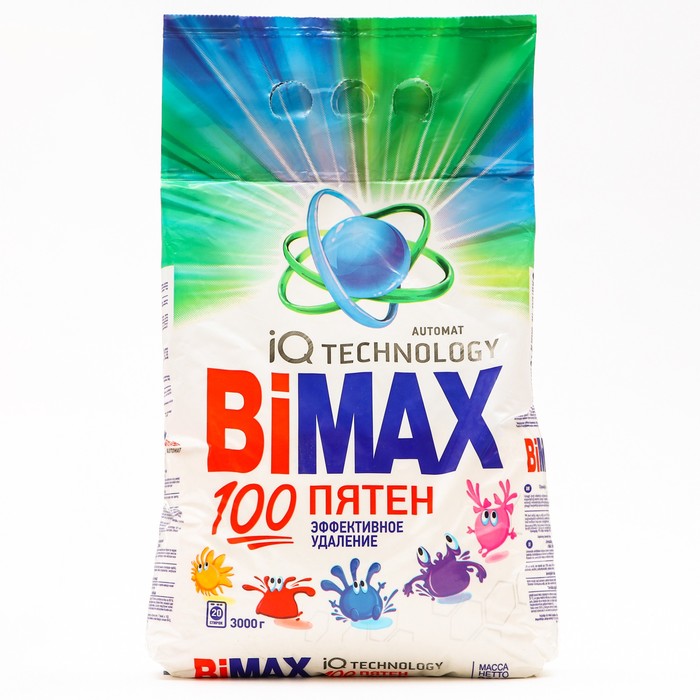 

Стиральный порошок BiMax "100 пятен", автомат, 3 кг