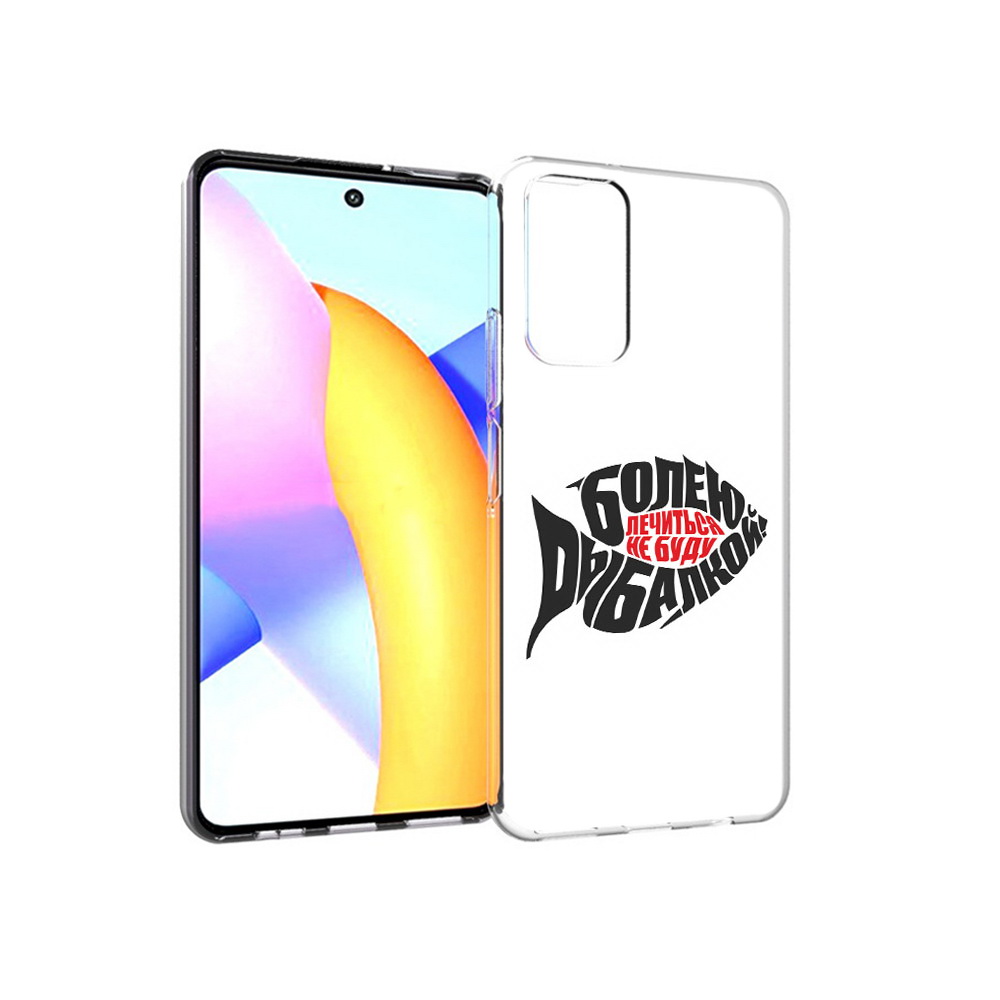 

Чехол MyPads Tocco для Huawei Honor 10 X Lite болею рыбалкой, Прозрачный, Tocco