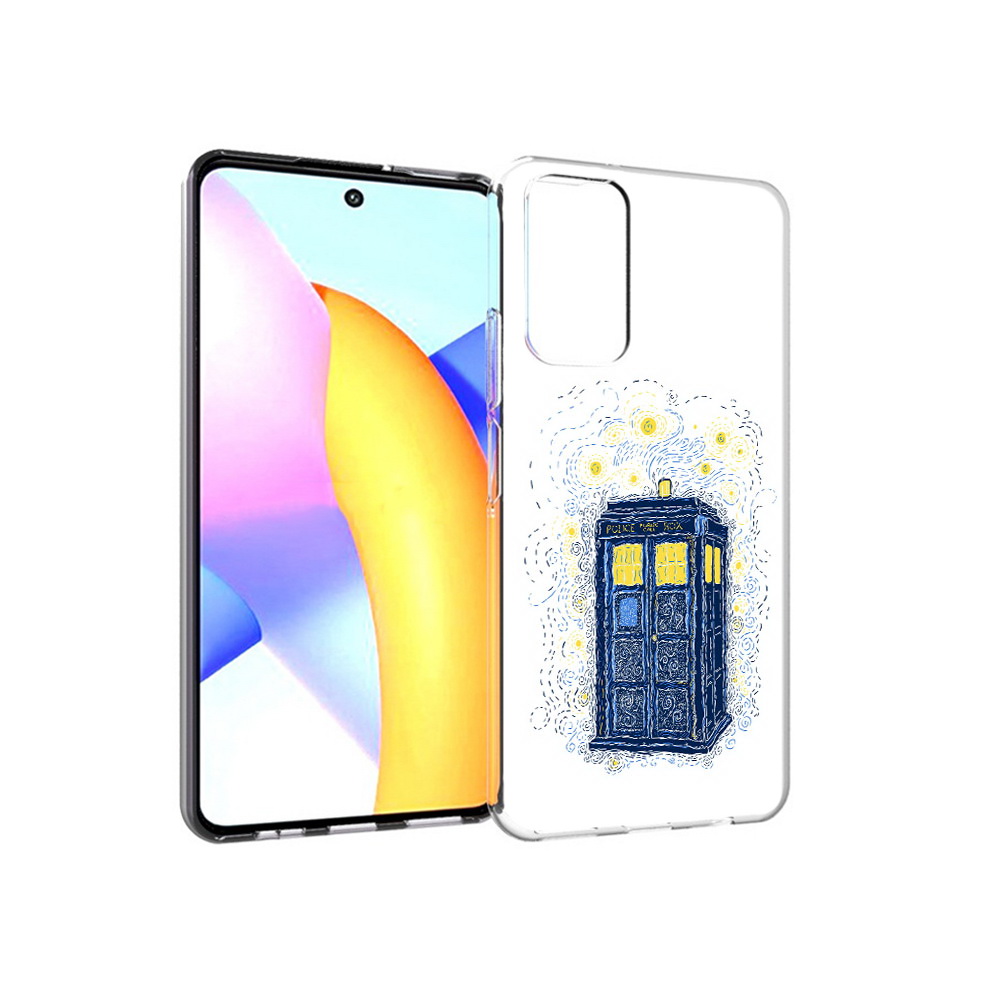 

Чехол MyPads Tocco для Huawei Honor 10 X Lite будка рисунок, Прозрачный, Tocco