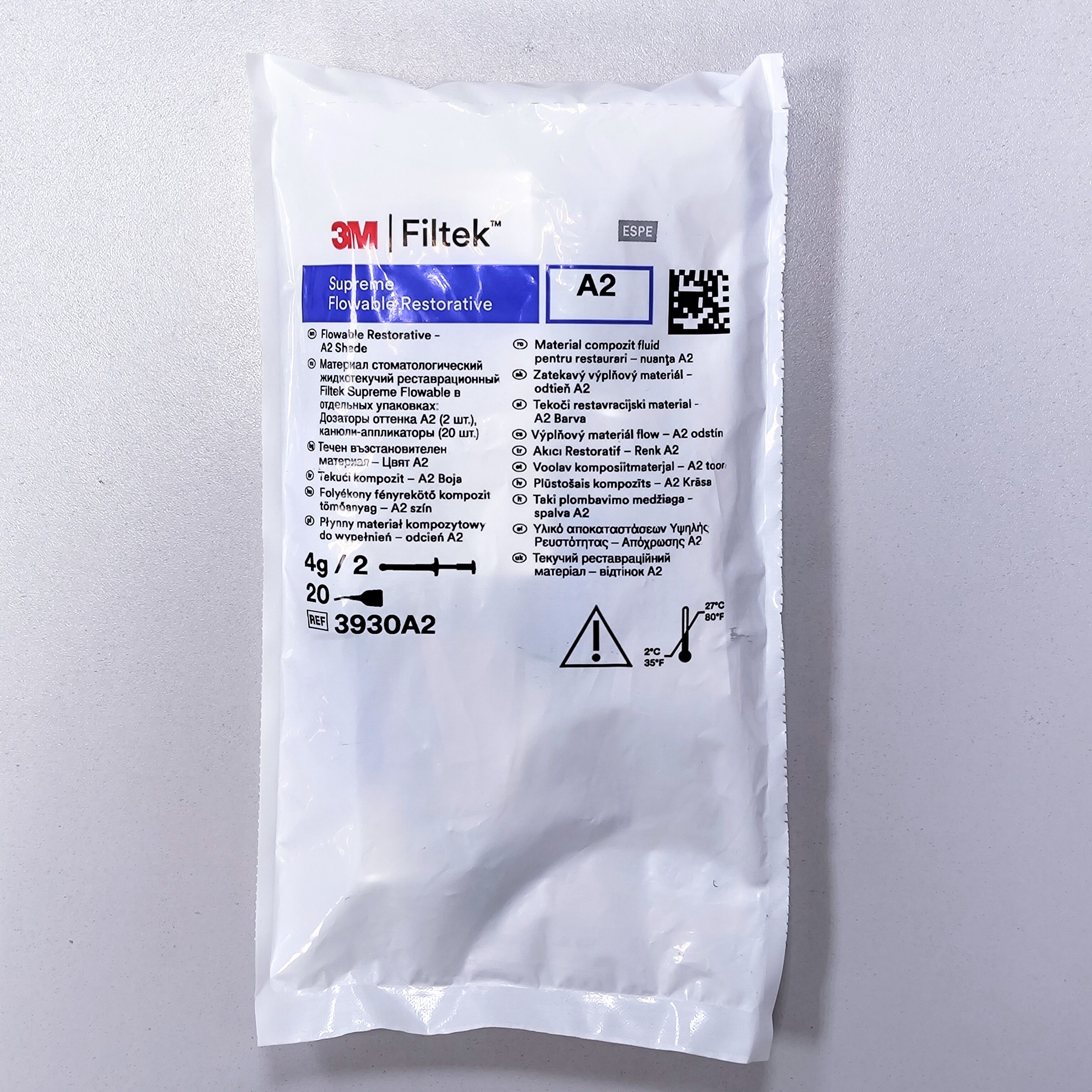 

Материал Filtek Supreme Flowable Restorative, текучий, 2 шприца по 4 г, оттенок А2