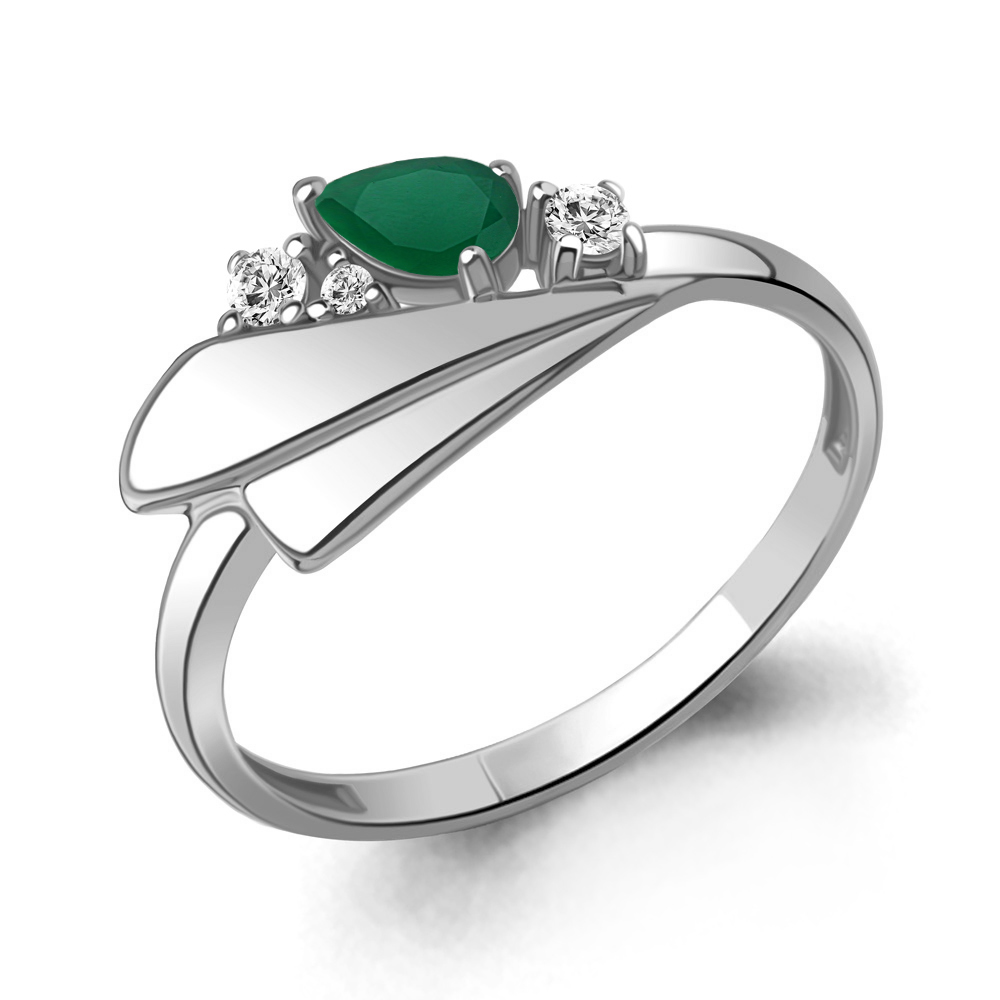 

Кольцо из серебра р. 17,5 AQUAMARINE 6976909А_925_р, 6976909А_925_р