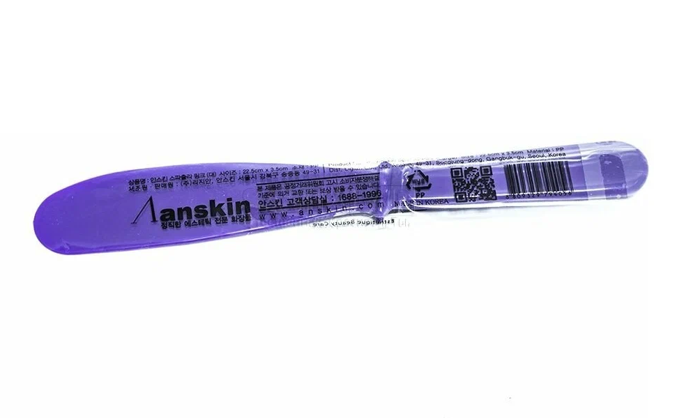 

Лопатка для размешивания маски Anskin Spatula Large Purple, сиреневая, большая