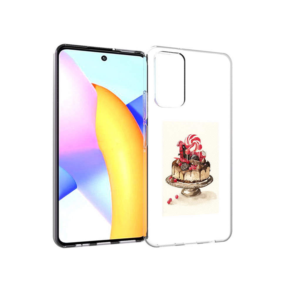 

Чехол MyPads Tocco для Huawei Honor 10 X Lite вкусный торт, Прозрачный, Tocco