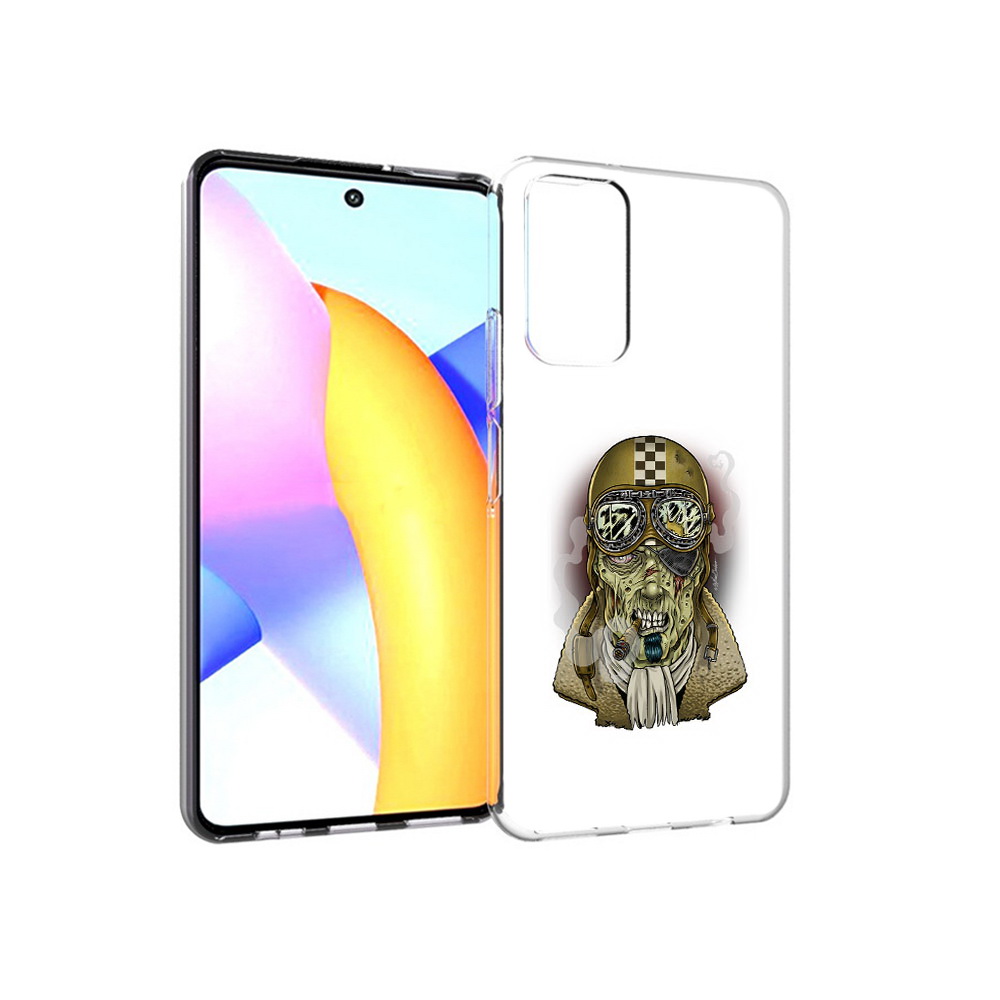 Чехол MyPads Tocco для Huawei Honor 10 X Lite военный зомби
