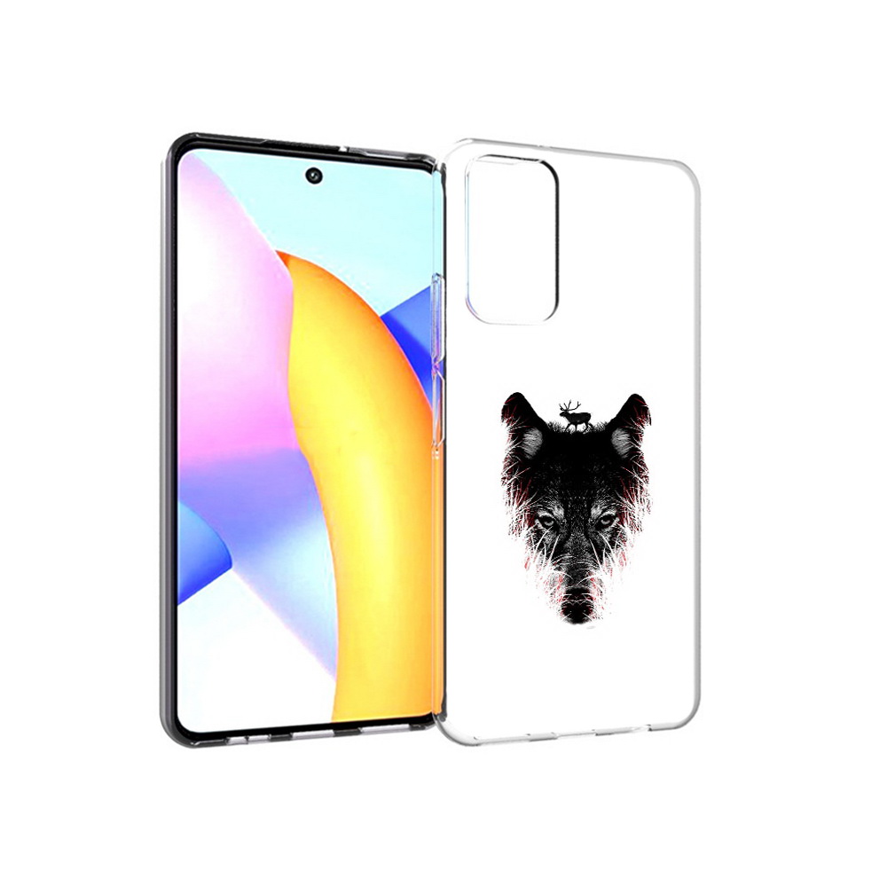 

Чехол MyPads Tocco для Huawei Honor 10 X Lite волк в траве, Прозрачный, Tocco