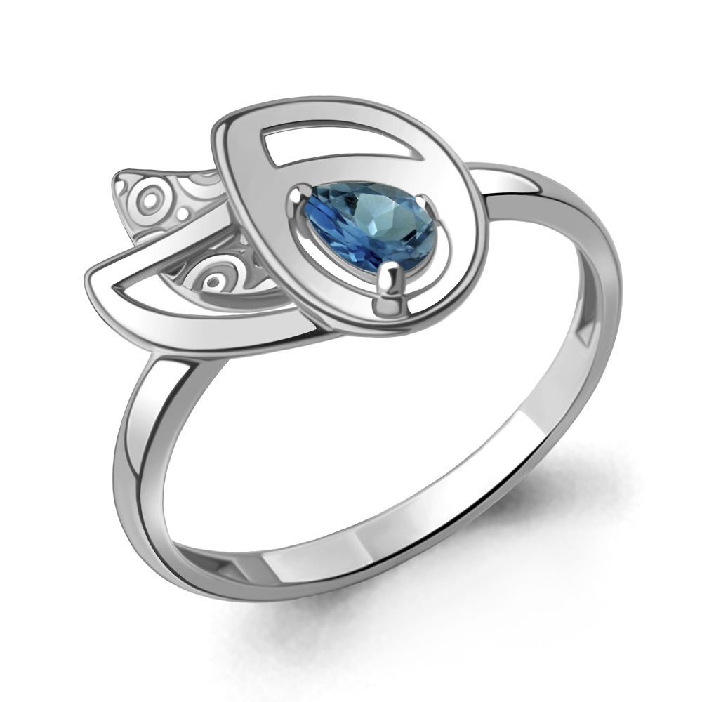 

Кольцо из серебра р. 18 AQUAMARINE 6975508_925_р, 6975508_925_р